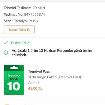 Trendyol Pass Haklarımı Kullandırmıyor