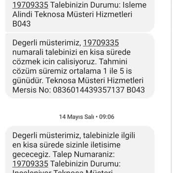 Teknosa'dan Müşteri Parasını Ödemiyor