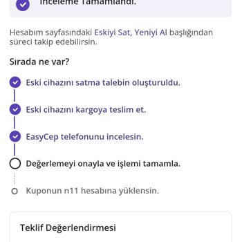 EasyCep Fiyat Teklifi Sorunu