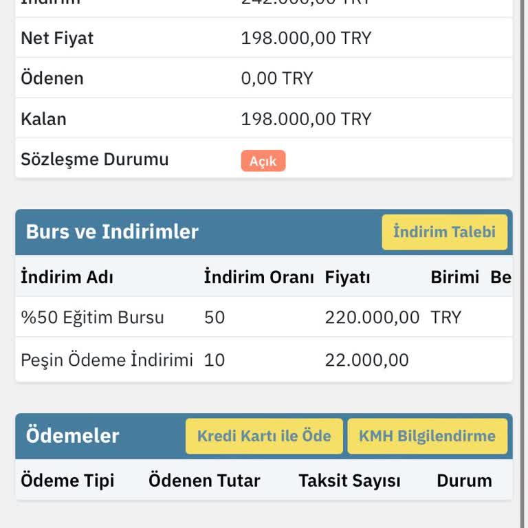 Fenerbahçe Üniversitesi Yılda %228' Lik Zam Yapıldı.