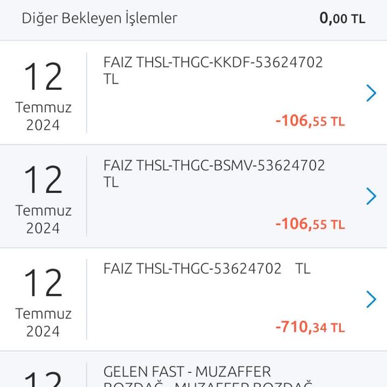 Yapı Kredi Bankası Ek Hesap Kullanımında Yüksek Faiz Kesintisi