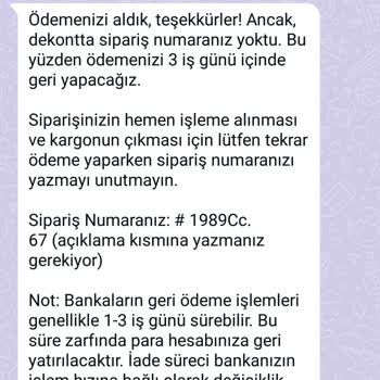 Maliav Butik (instagram: maliavdesign) İletişim Sorunları Ve Geri Ödeme Beklentisi