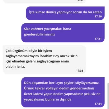 Getir Sorun Çözümsüzlüğü Ve İlgisizliği