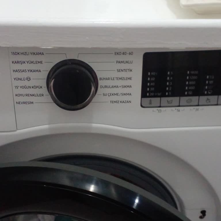 Samsung Çamaşır Makinesi 9. Dakikada 1 Saattir Çalışıyor