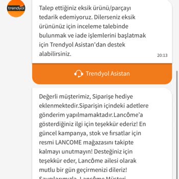 Lancome Ürün Siparişinde Yanlış Algı