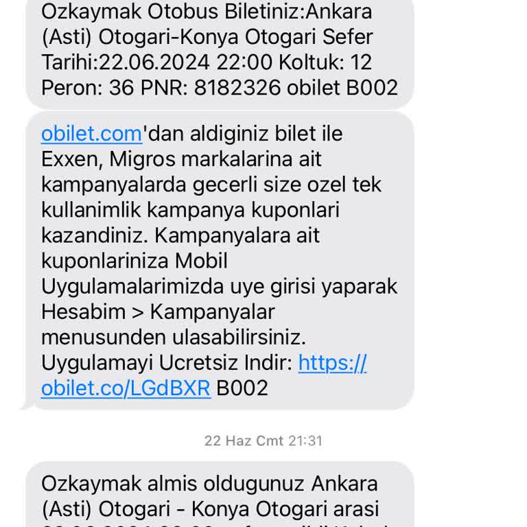Obilet Bilet İademi Yapmıyorlar