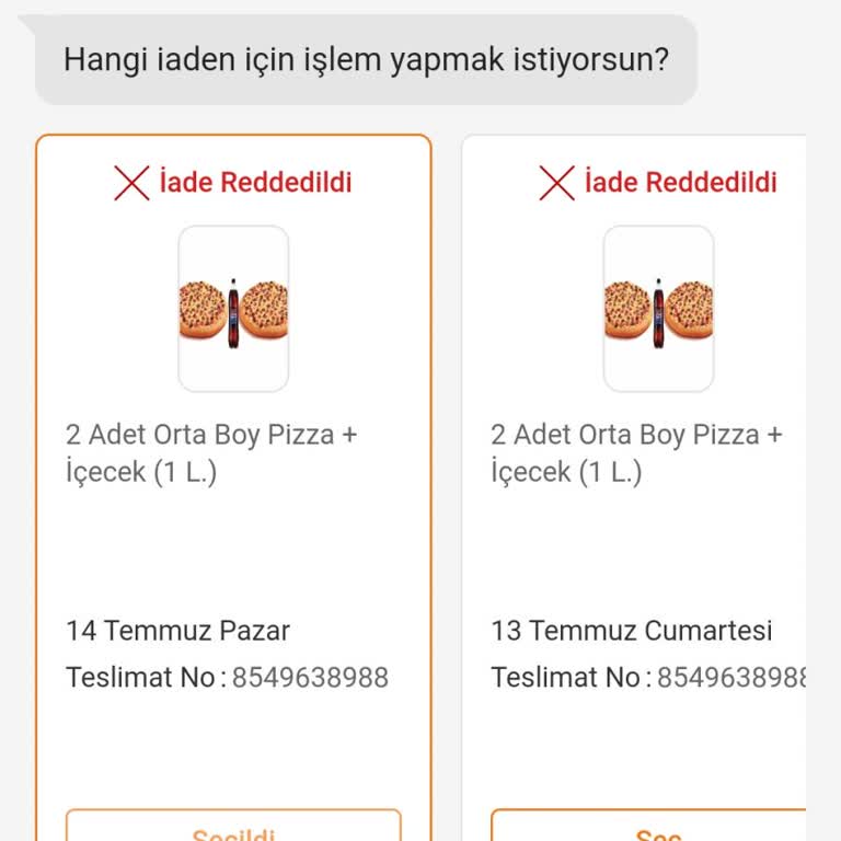 Little Caesars Trendyol Yapılmayan Para İadesi