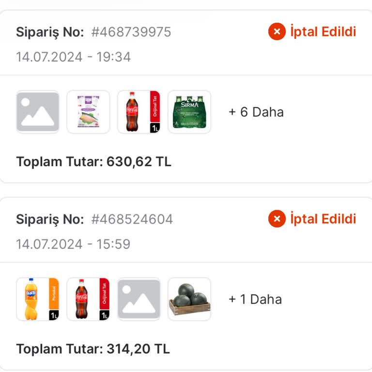 Migros Hemen Siparişi Saatlerce Bekletip Kafasına Göre İptal Ediyor