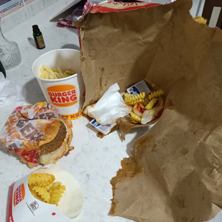 Migros Yemek Üzerinden Burger King Siparişimin Kötü Olması