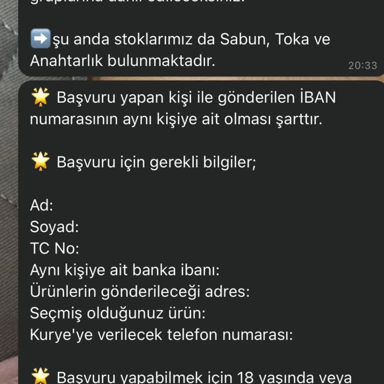 Evde Ekişi Paketleme Kişisel Bilgilerimin İzinsiz Kullanımı Hakkında Acil Uyarı