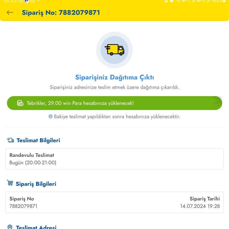 Şok Marketler Cepte Şok Alışveriş Ödeme Yaptım Ürünlerimi Alamadım,