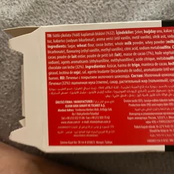 Elvan Gıda Şirketi/ Fiorella Marka Bisküvi/ İçinden Kıllar Çıktı