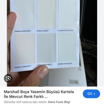 Marshall Dan Sabun Köpüğü Rengi Aldık Ama İçinden Açık Gri Renk Çıktı