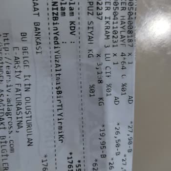 Ada Gross Aldığımız Ürünler Bozuk