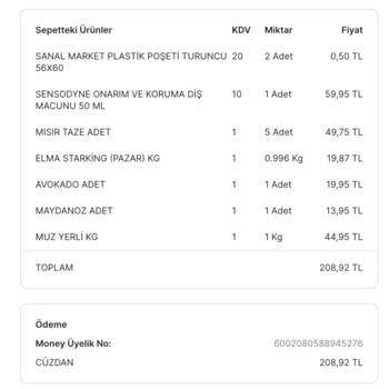 Migros Para İadesi Yapmadı