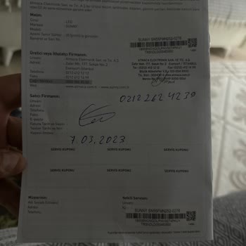 Sunny Marka Televizyon Ekran Gitti