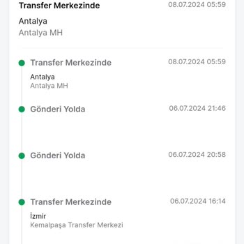 Trendyol Express Kargo Dağıtıma Gönderilmemesi