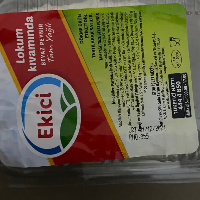 Migros'tan Aldığım Ekici Peynir Bozuk Çıktı