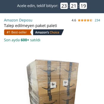 Amazon Depo Boşaltma Adı Altında Yalancı