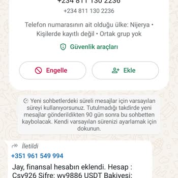 WhatsApp Sorumluluk WhatsApp'ın Ben Sorumluluk Kabul Etmiyorum