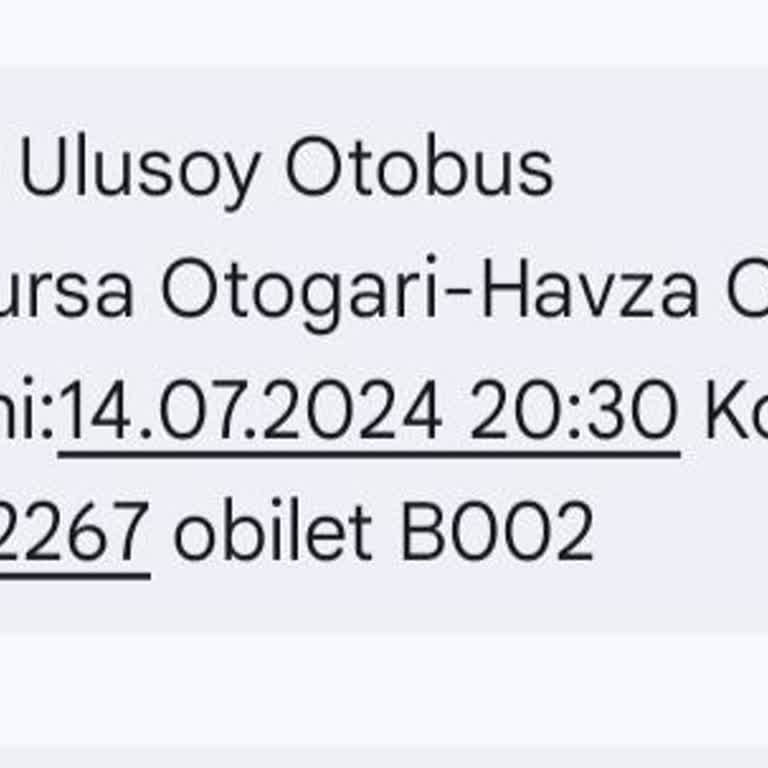 Ali Osman Ulusoy Sanki Belediye Otobüsü