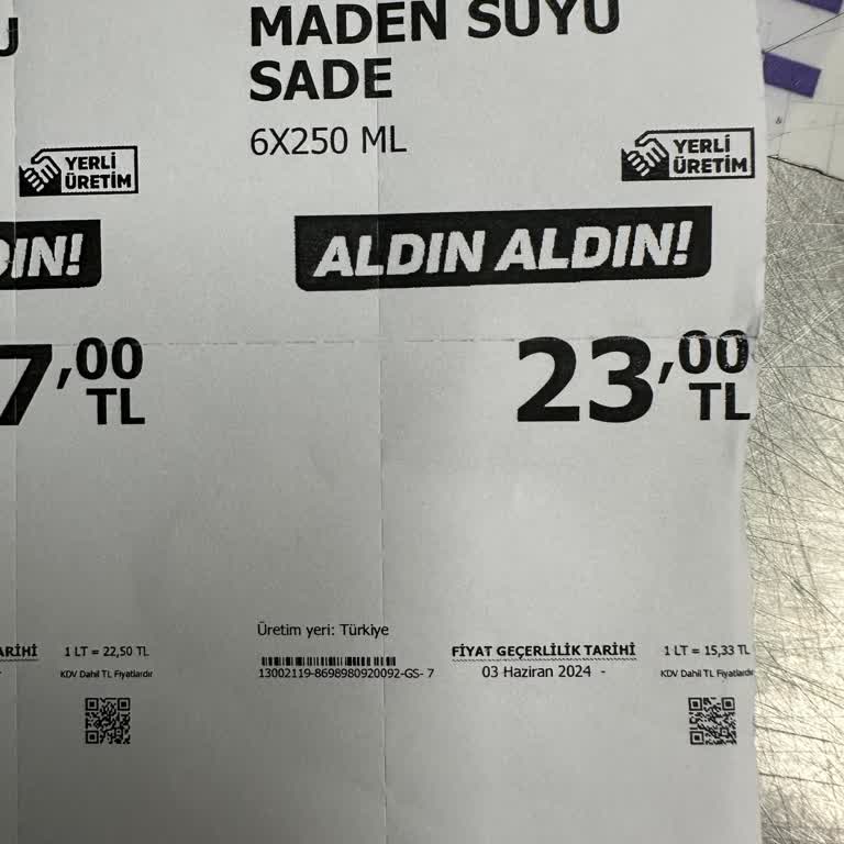 A101 Raf Fiyatı Ve Kasa Fiyatı Farklılığı İle Müşteri Aldatma Hakkında