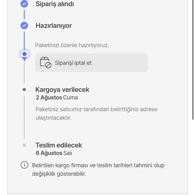 Hepsiburada Sipariş İptalini Yapmıyor