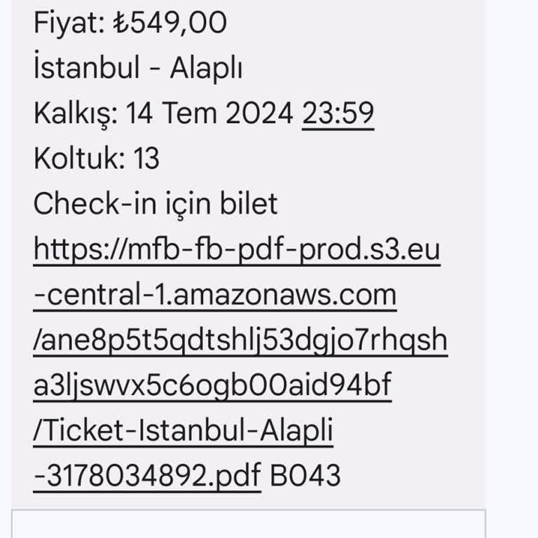 Kamil Koç 14/07/2024 23:59 Saate Zonguldak Seferi İçin Hareket Et