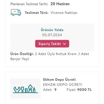 Vivense Teslimat Tarihi Gelmiş Olan Ürünlerin Teslimatının Yapılmaması