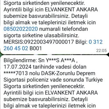 Türkiye Sigorta Ve Vakıflar Bankası Haksız Tahsilat Yapmıştır.