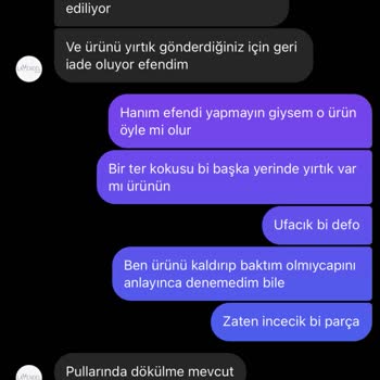 Lavendel Giymeden Sağlam Yolladığım Elbiseyi Yırtılmış Diye İadesini Yapmadılar