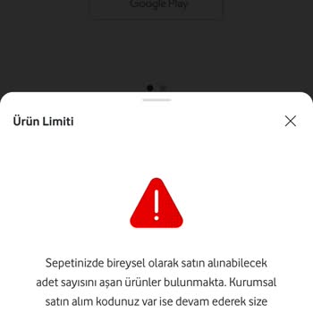 Vodafone Her Şey Yanımda Vodafone Hediye Kartı Alımında Yaşanan Sorun