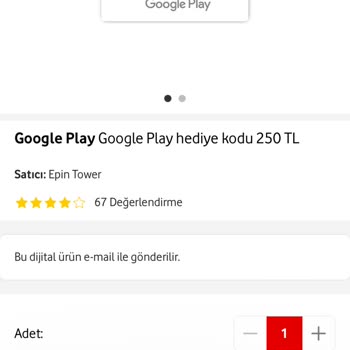 Vodafone Her Şey Yanımda Vodafone Hediye Kartı Alımında Yaşanan Sorun
