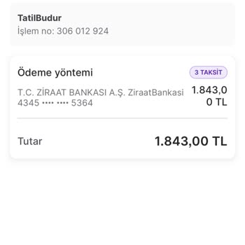 Tatilbudur Ödeme Almasına Rağmen Rezervasyon Yapmadı.