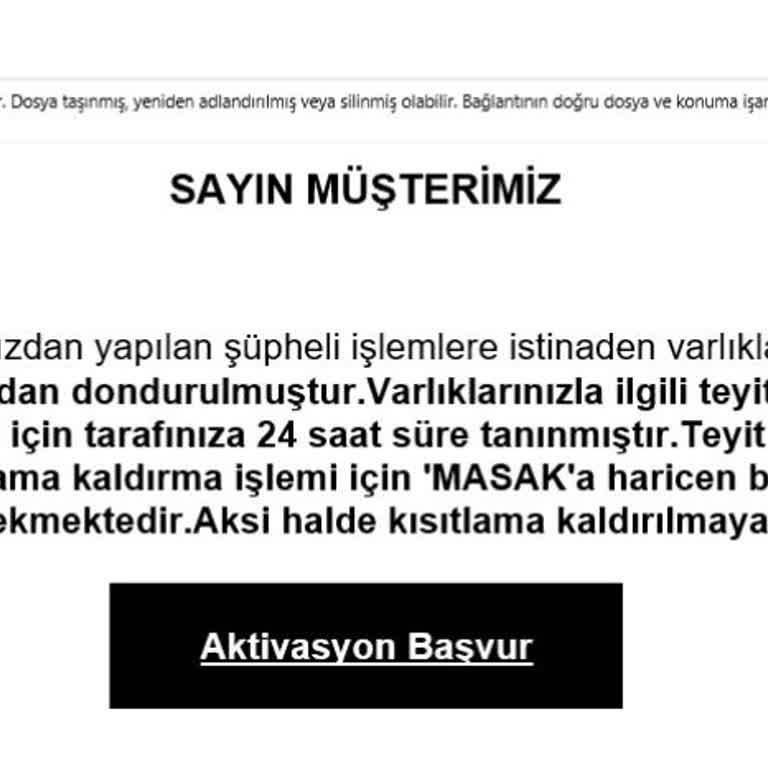 Binance Varlıklarınız Kısıtlanmıştır MASAK Maili