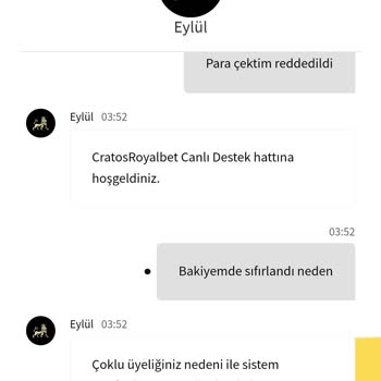 Cratosroyalbet711.com Parayı Yatırmadı, Bakiyemi Sıfırladı