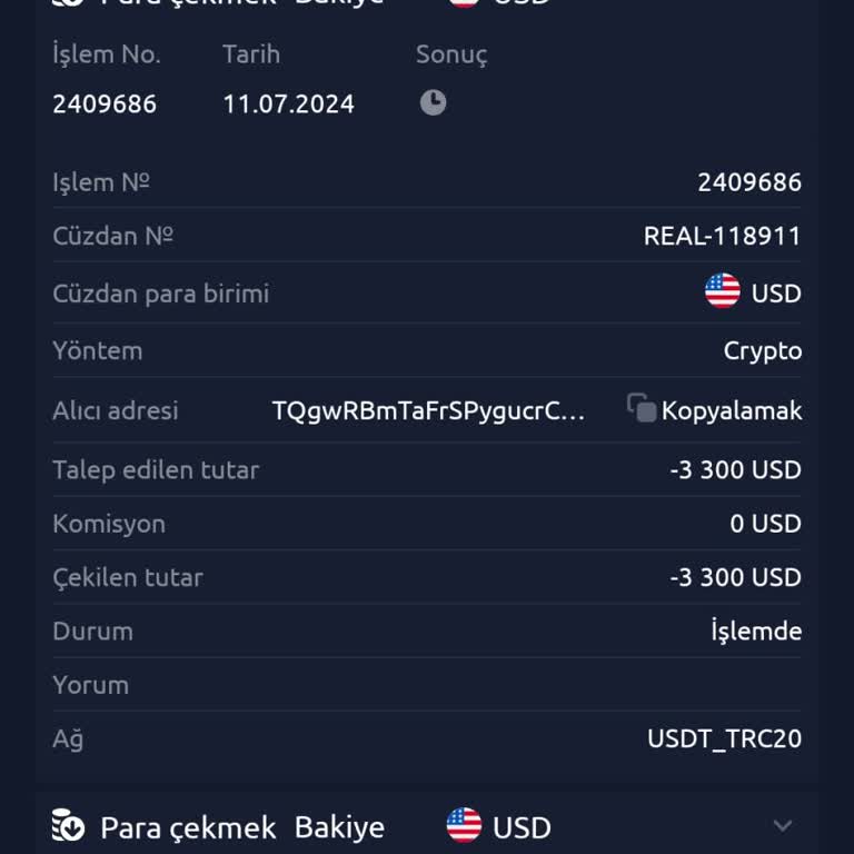 WalletBigCoin Türkiye Petrolleri Anonim Ortaklığı Şirketi Mağdurum