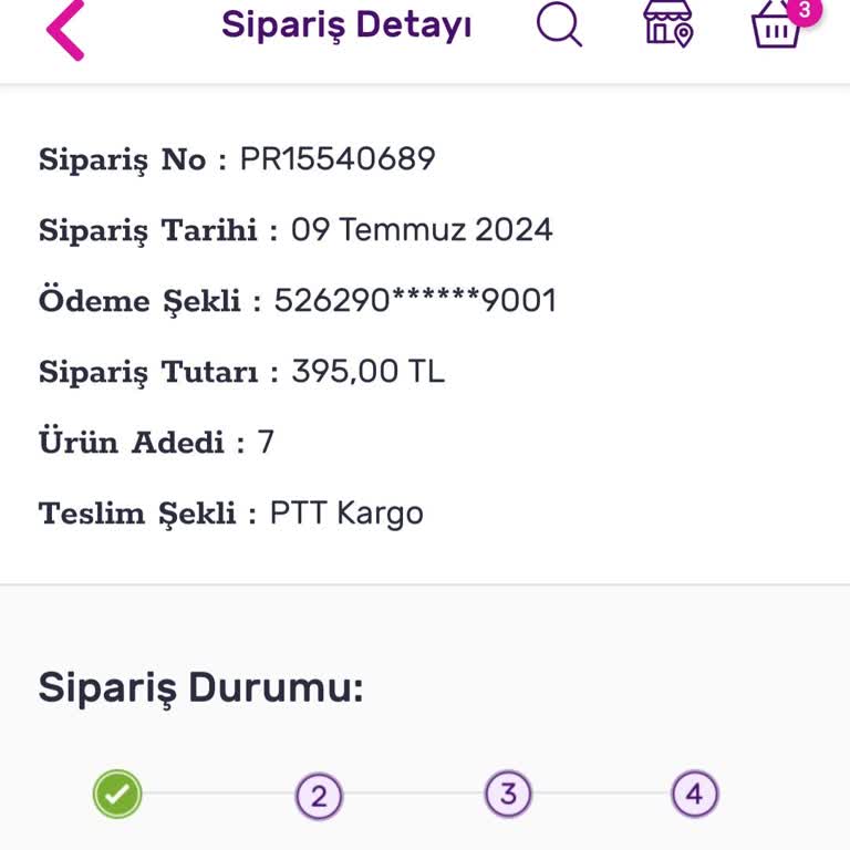 Gratis Siparişim Bir Haftadır Kargoya Verilmedi