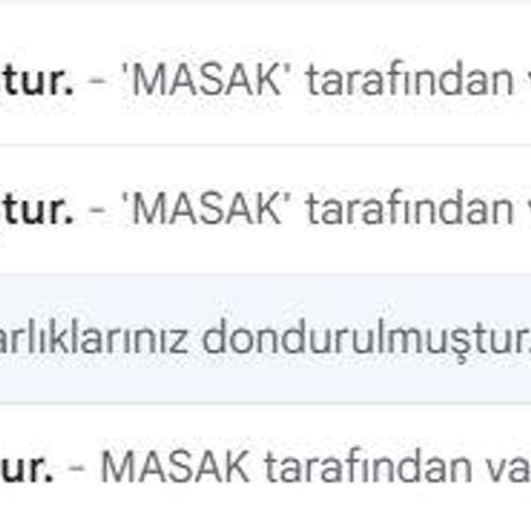 Sunexpress-MASAK Tarafından Varlıklarınız Dondurulmuştur Maili