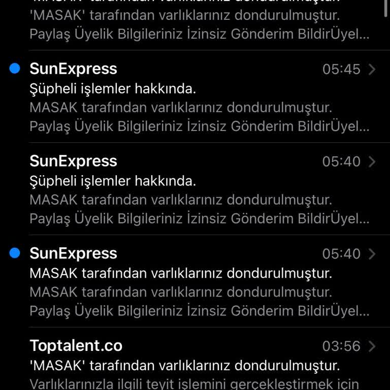 Toptalent 'MASAK' Tarafından Varlıklarınız Dondurulmuştur.