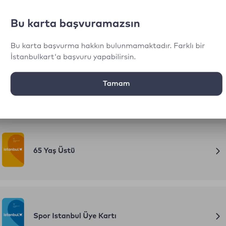 BELBİM (İstanbulkart) Lütfen Yardımcı Olur Musunuz