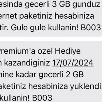 Vodafone Premium 2. Çevirme 10 GB