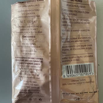 Kurukahveci Mehmet Efendi Marketteki Türk Kahvesi Kalite Sorunu