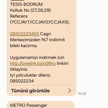 Metro Turizm Değerlendirme Kurulu Onayını Bekliyor