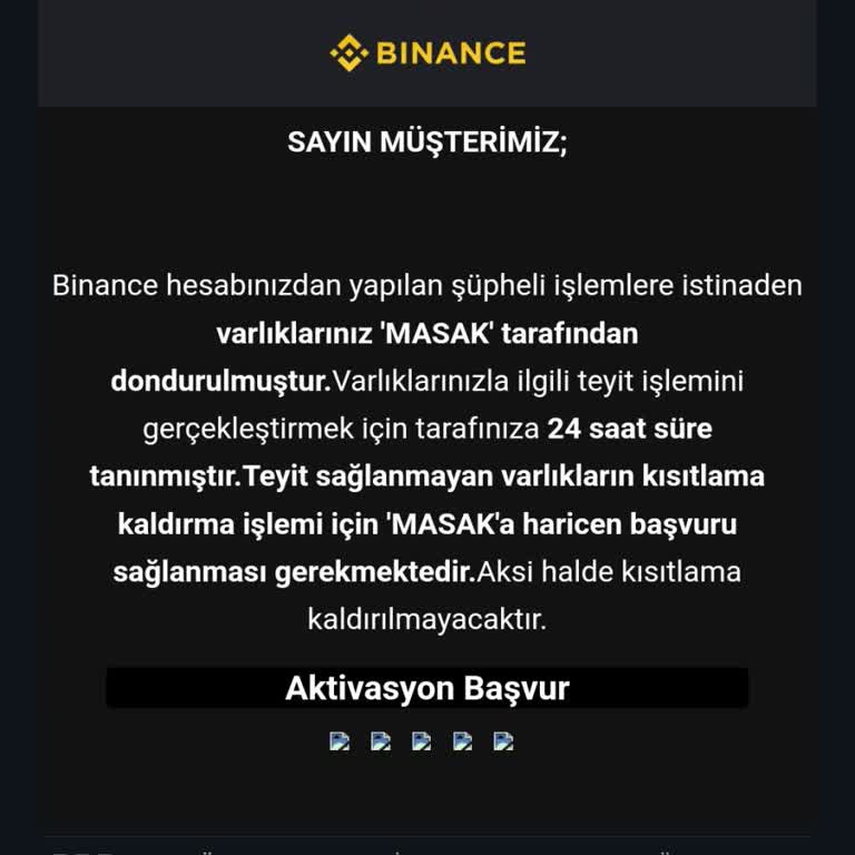 Binance Firmasından Gelen İlgisiz E Mail
