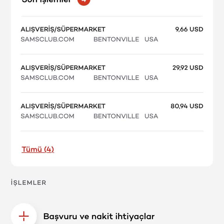 Akbank Bilgim Dışı İşlem.