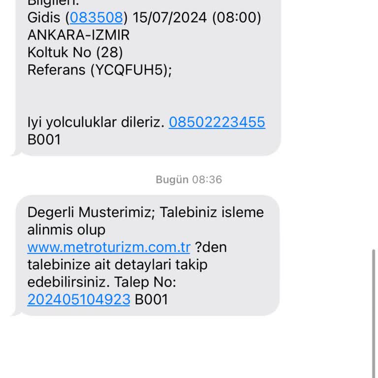 Metro Turizm Otobüs Yolculuğu Mağduriyeti