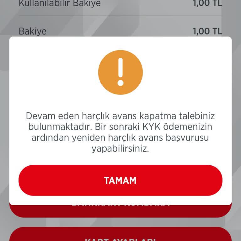 Ziraat Bankası Harçlık Avans Açımı