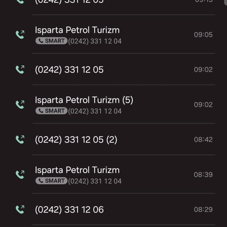 Isparta Petrol Turizm Antalya Otogar Muhatap Bulamadım