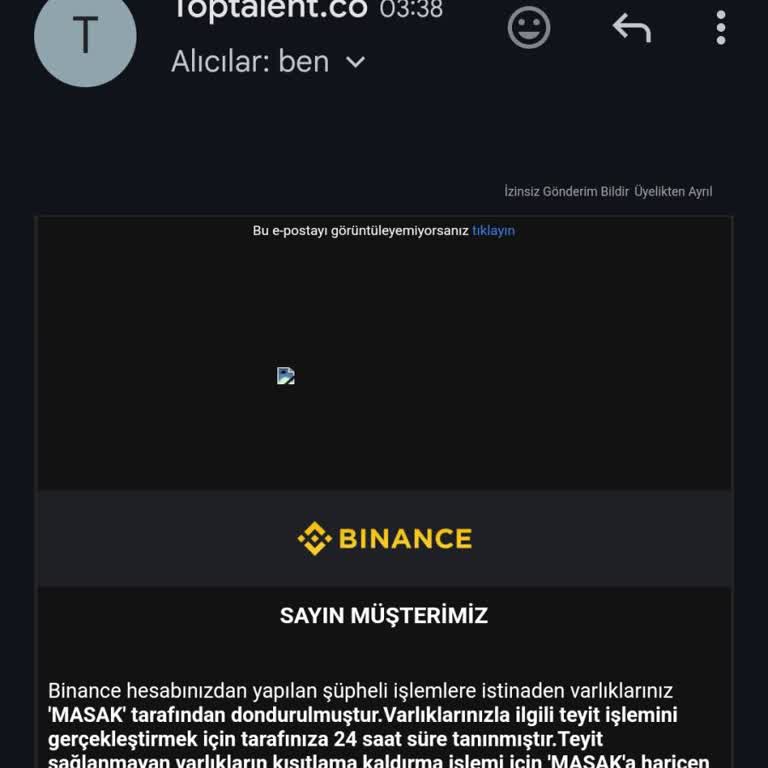 Toptalent Toptanet.co Dan Gelen Mail